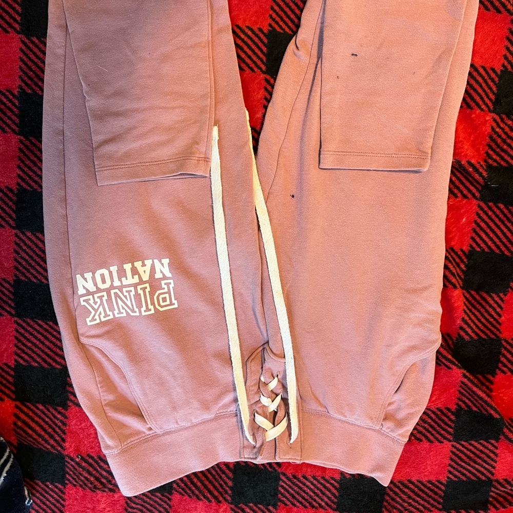 Vs pink joggers